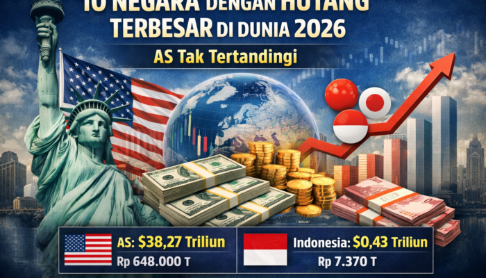 Amerika Serikat Masih Merajai Hutang Luar Negri , Indonesia?
