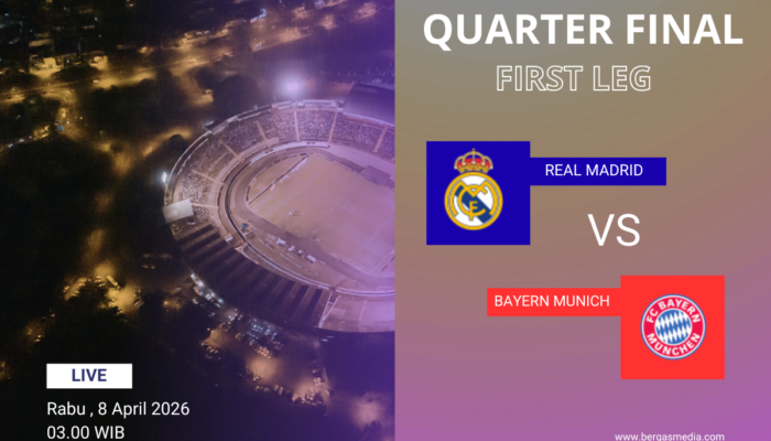 Kapan Real Madrid vs Bayern Munchen UCL 2026