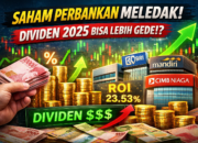 Saham BBRI, BMRI, BBTN Bersinar! Dividen 2025 Diprediksi Naik Tajam