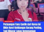Perjuangan Fans Cantik dari Korea Ini Bikin Haru! Kehilangan Barang Penting, Tapi Dibayar Lunas Kemenangan Timnas DI GBK!