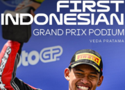 Veda Ega Pratama First Indonesia Grand Prix Podium