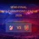 Atletico Madrid VS Arsenal Semifinal Liga Champions Eropa 2026