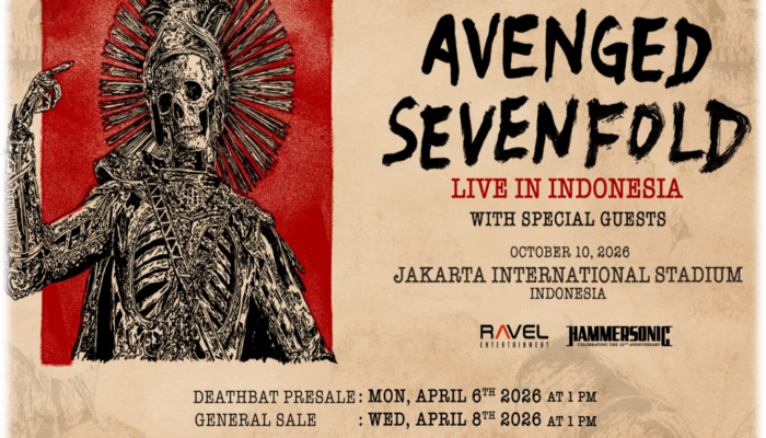 A7X Guncang Jakarta 2026! Avenged Sevenfold Siap Gelar Konser Spektakuler di JIS