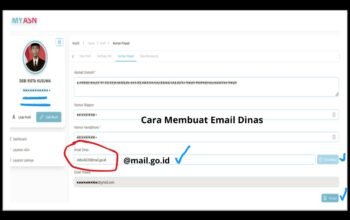 Cara Membuat Email Dinas Pribadi Di MY ASN