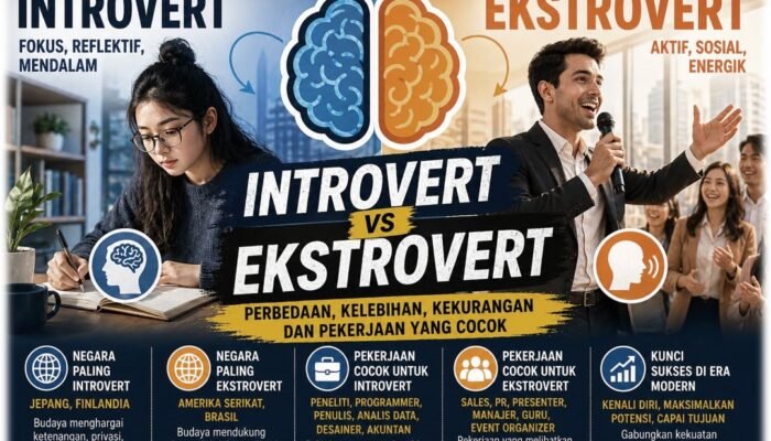 Memahami Tipe Kepribadian Introvert vs Ekstrovert, Kamu Yang Mana ?
