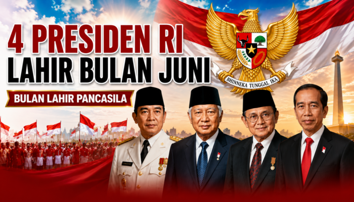 4 Presiden RI Lahir Bulan Juni: Sejarah Hari Lahir Pancasila dan Keunikan Presiden Indonesia