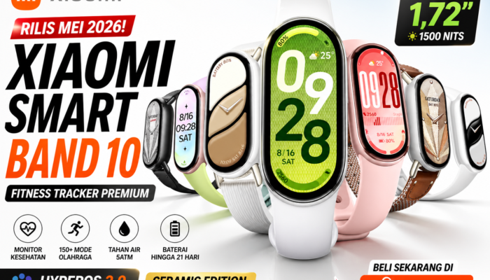 Spesifikasi dan Harga Xiaomi Smart Band 10