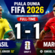 Brasil Ditahan Maroko 1-1 di Piala Dunia 2026, Vinicius Junior Jadi Penyelamat Dari Kekalahan