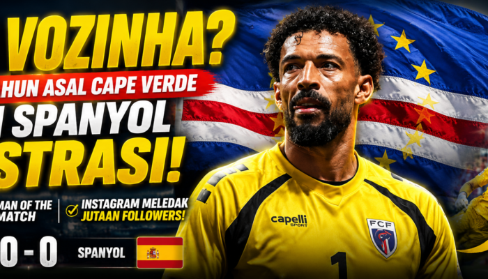 Siapa Vozinha? Kiper Veteran Cape Verde yang Viral Di Piala Dunia 2026 Usai Menahan Imbang Spanyol Tanpa Gol