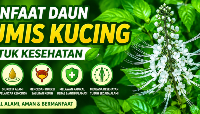 Beberapa Manfaat Daun Kumis Kucing untuk Kesehatan, Lengkap Cara Mengeringkan dan Membuat Teh Herbal