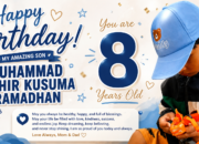 Ulang Tahun Ke-8 Muhammad Fathir Kusuma Ramadhan Dihiasi Kebetulan Angka Menarik
