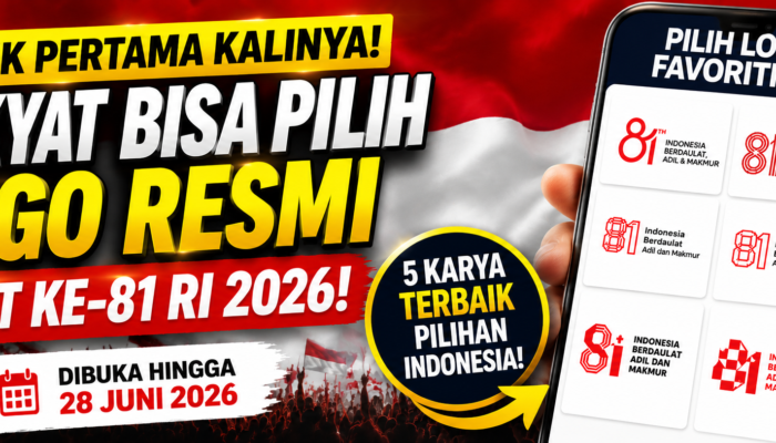 Untuk Pertama Kalinya, Rakyat Bisa Pilih Logo Resmi HUT ke-81 RI, Ini 5 Kandidat Terbaik