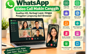 WhatsApp Video Call Makin Canggih: Kualitas HD, Berbagi Layar, hingga Panggilan Langsung dari Browser