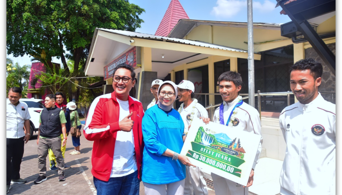Atlet Kebanggaan Lumajang Disambut Bupati dan Wakil Bupati, Bawa Pulang 3 Medali Asian Games 2026