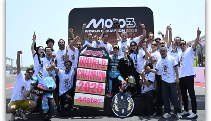 Máximo Quiles Juara Dunia Moto3 2026! Meski Masih Ada 5 Race Tersisa