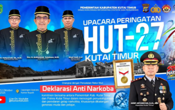 Bertepatan HUT ke-27 Kutai Timur, 61 Ribu Pelajar Pecahkan Rekor MURI Deklarasikan Anti Narkoba